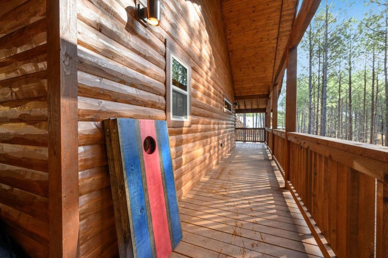 Large Luxury 2Br Cabin W Hot Tub Double Trouble Was Designed For Fun Comfort And Memories Minutes From Buzzling Hochatown And Beautiful Beaver Bend State Park โบรคเคนโบว์ ภายนอก รูปภาพ